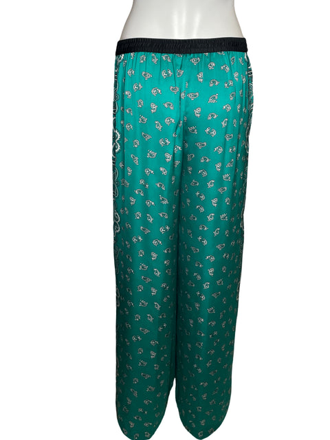 Pantalón Michael Kors Estampado Wide-leg Verde - Talla 6