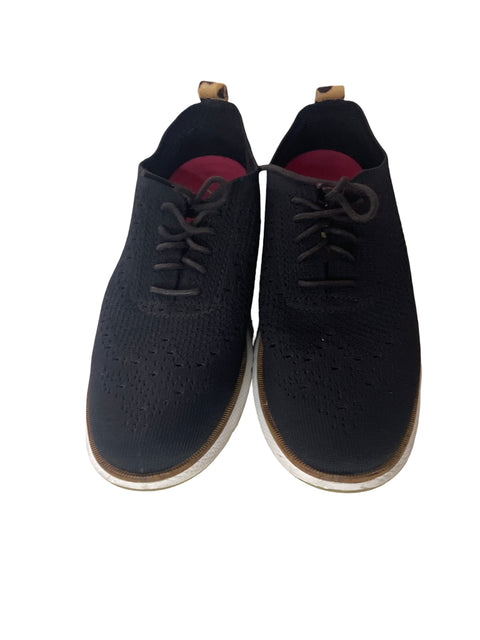 Zapatilla Cole Haan Suela de goma Cordones Animal print Negro - Talla 6.5