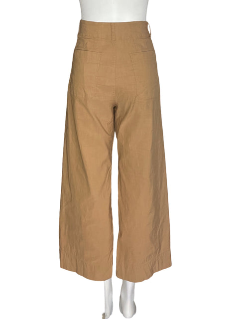 Pantalón Maeve Recto Wide leg Marrón - Talla 29