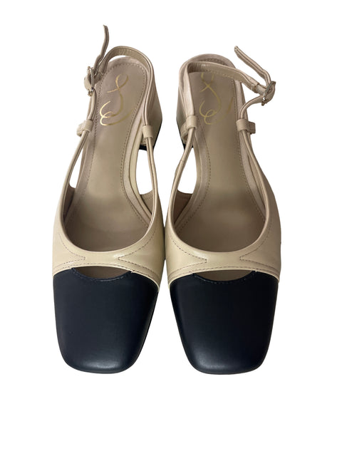 Zapato Sam Edelman Punta cerrada Tacón cuadrado Black/white Blanco - Talla 5