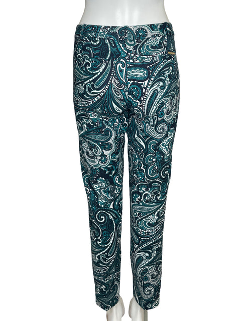 Pantalón Michael Kors de Algodón Estampado Verde - Talla 4