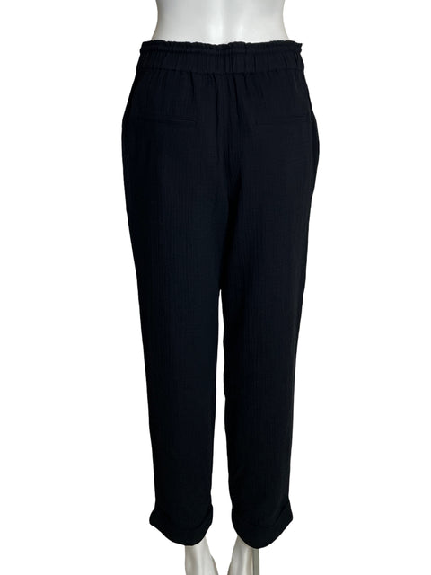 Pantalón Ann Taylor de Algodón Recto Negro - Talla S