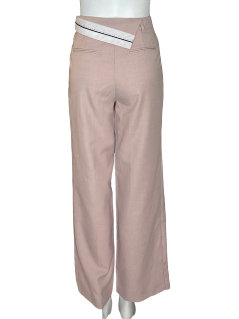 Pantalón Whiteroom+cactus Liso Recto Bolsillos Rosado - Talla XS