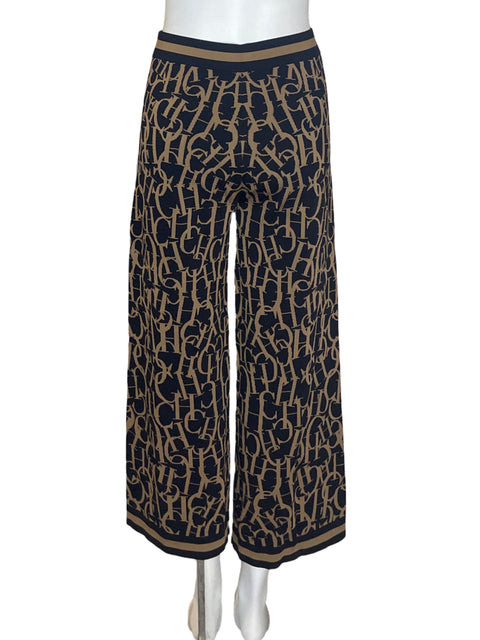 Pantalón Carolina Herrera Recto Animal print Legins Negro - Talla XS
