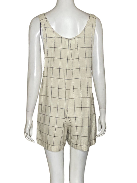 Romper Lefties Estampado de Algodón Blanco - Talla M
