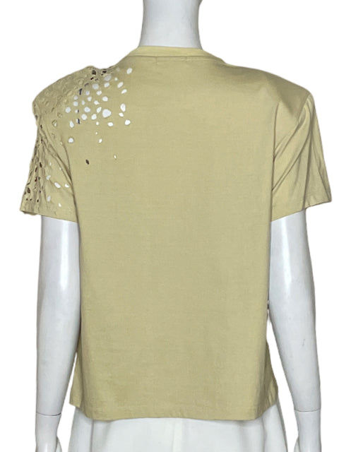Blusa Ser.o.ya Knit de Algodón Liso Beige - Talla S