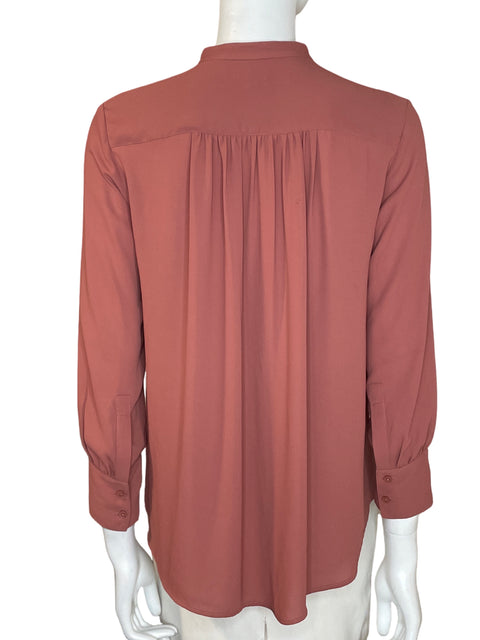 Blusa Ann Taylor Cuello mao Naranja - Talla S