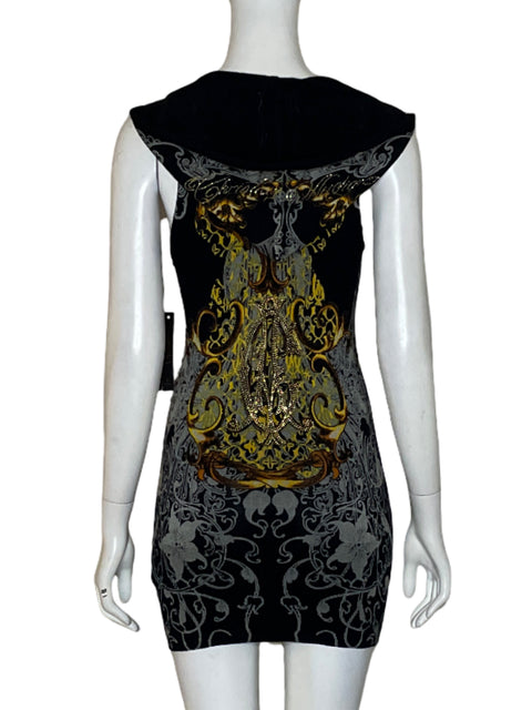 Vestido Christian Audigier 1958 Gris - Talla XS