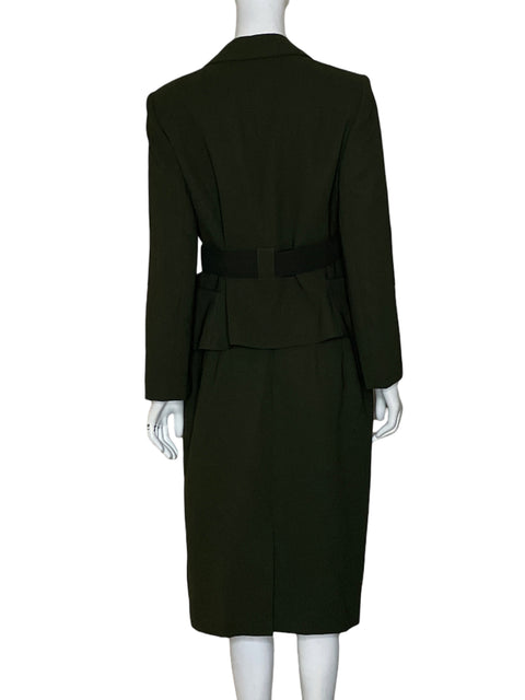 Set Calvin Klein Blazer Liso Verde - Talla 8