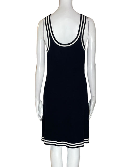 Vestido Alo de Algodón Sin mangas Texturizado Negro - Talla L