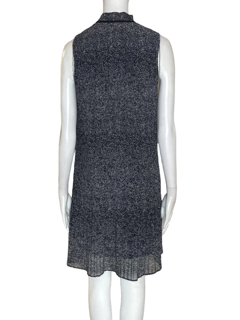 Vestido Dkny Lazo Sin mangas Negro - Talla 0