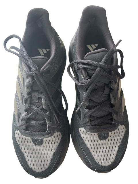 Zapatilla Adidas Ortholite Cordones Texturizado Negro - Talla 8