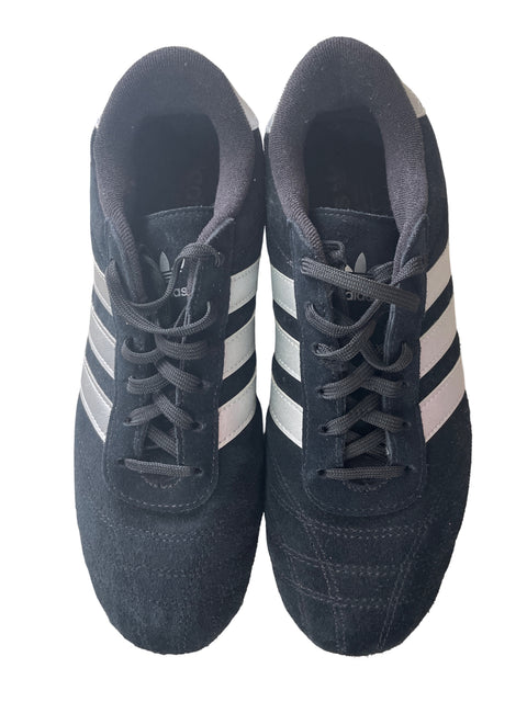 Zapatilla Adidas Cordones Liso Negro - Talla 7.5