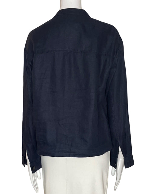 Chaqueta Massimo Dutti Botones Manga larga Azul - Talla XS