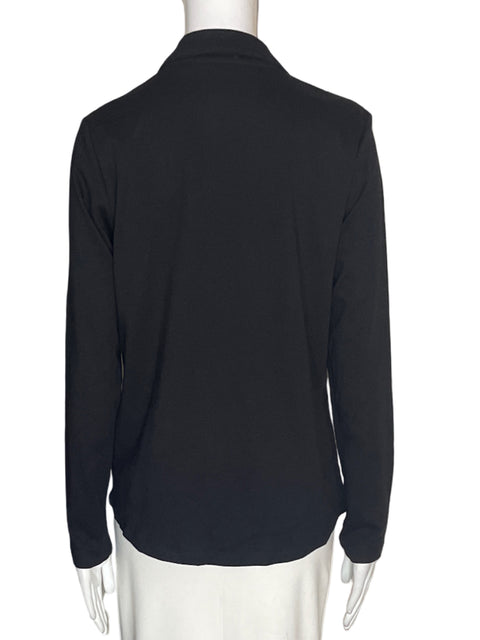 Camisa Isaac Mizrahi Manga larga Negro - Talla XS
