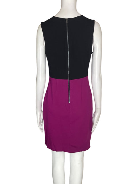 Vestido Kenneth Cole Zipper Sin mangas Morado - Talla 6