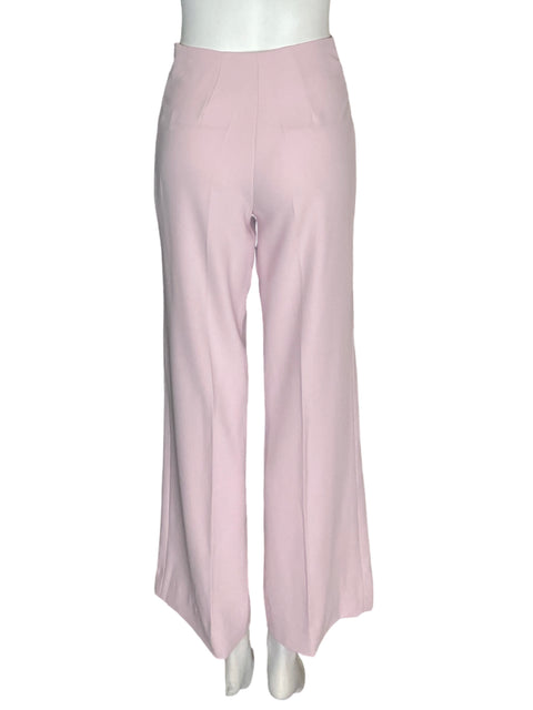 Pantalón Zara Recto Palazo Rosado - Talla XS