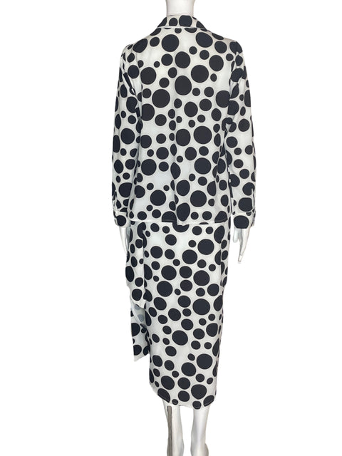 Conjunto Malena Animal print Falda/blusa Blanco - Talla S