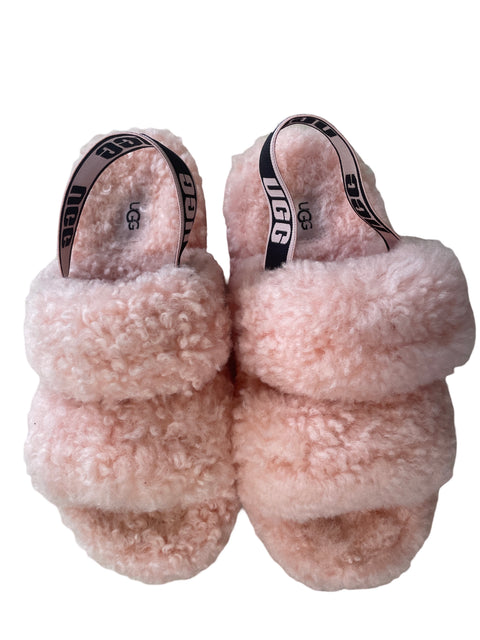 Sandalia Ugg Esponjado Plataforma Rosado - Talla 7.5