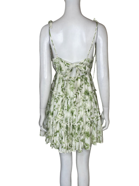 Vestido Blu Pepper Estampado Floral Verde - Talla S