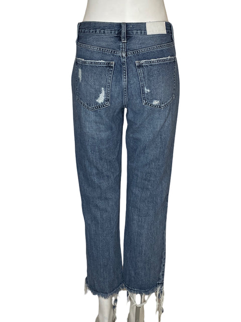 Pantalón Pistola Straight leg Azul - Talla 26