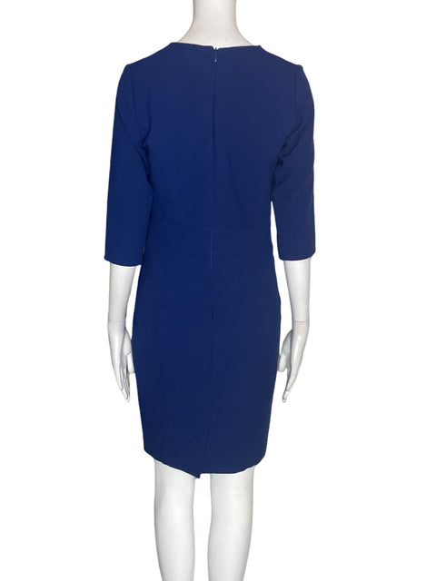 Vestido Caroline Biss Midi Fajon Azul - Talla 34