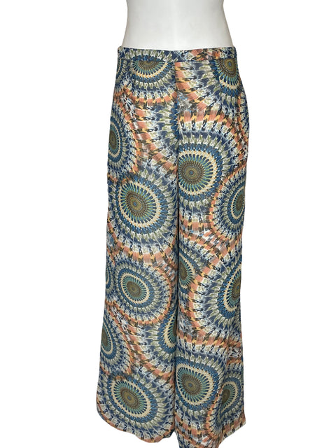 Pantalón Legende By Chantal Wide-leg Estampado Verde - Talla S