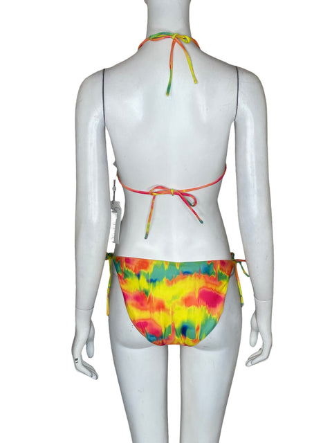Vestido De Baño Peixoto Estampado Tie-dye Amarillo - Talla M
