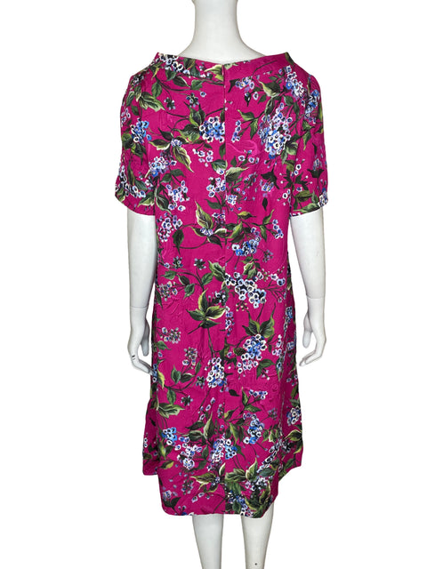 Sin títuloVestido Escada Floral Morado- Talla 44