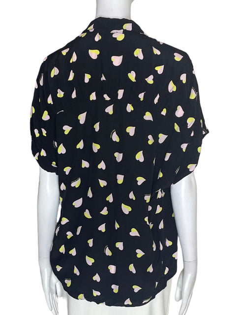 Blusa Bimba Y Lola Estampado Manga corta Negro - Talla S