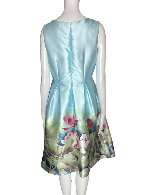 Vestido L'atiste Sin mangas Estampado Azul - Talla M