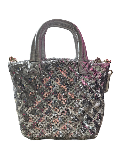 Cartera Mz Wallace Lentejuelas Gris - Talla U