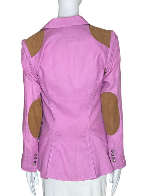 Chaqueta Smythe de Algodón Manga larga Botones Rosado - Talla 6