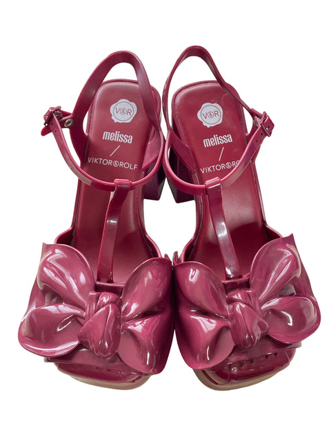 Tacón Melissa Party heel tie Morado - Talla 8