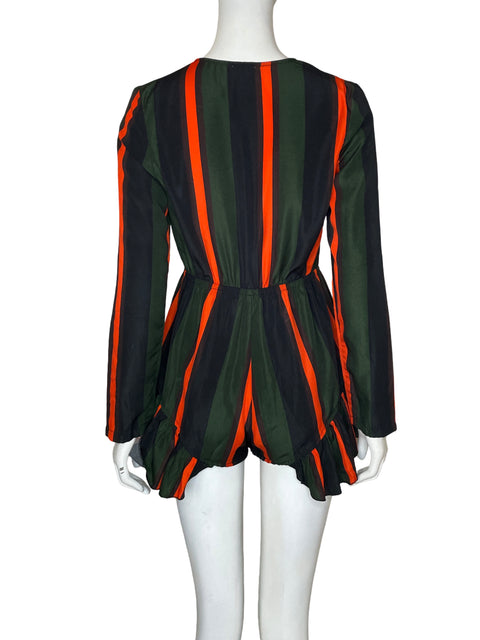 Romper Delsab Boutique Mini Rayas Verde - Talla S