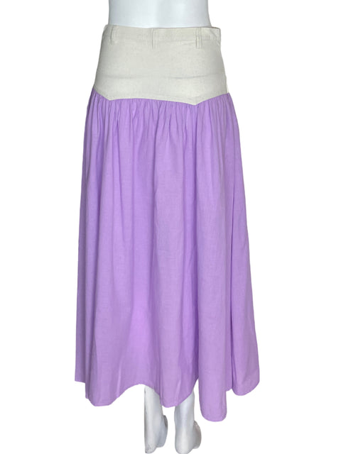 Falda Sunset The Journey Corte a Suelta Morado - Talla M