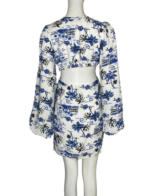 Vestido Alive Girl Mangas abullonadas Azul - Talla 8