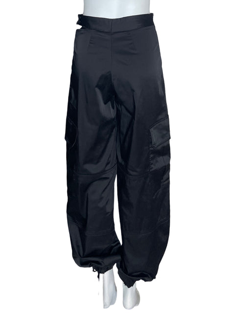 Pantalón Tesoro Tps Cargo Satinado Negro - Talla S