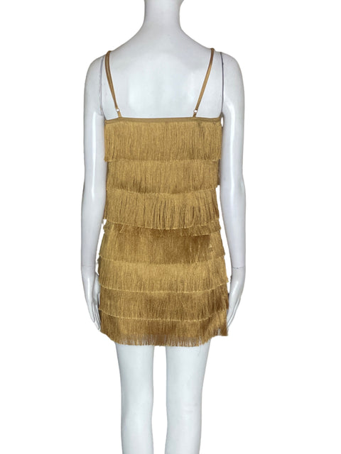 Conjunto Do+be Falda/blusa Flecos Marrón - Talla S