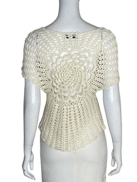Blusa Salvaje Fashion Crochet Beige - Talla S