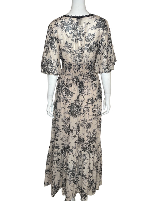 Vestido Kate And Lily Estampado Floral Beige - Talla 6