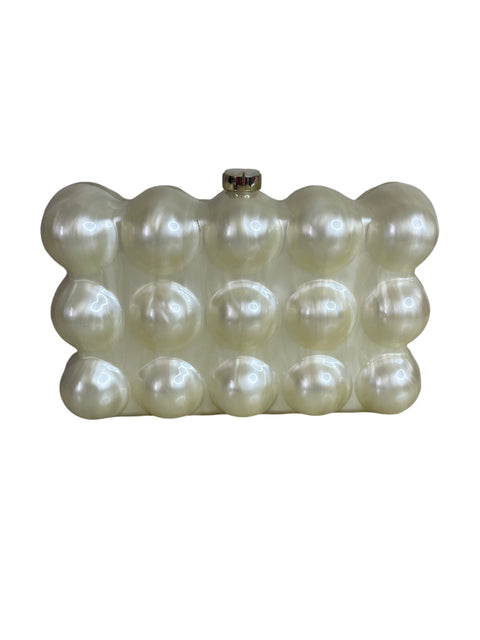 Cartera Tesoro Tps Cadena Mano Blanco - Talla U