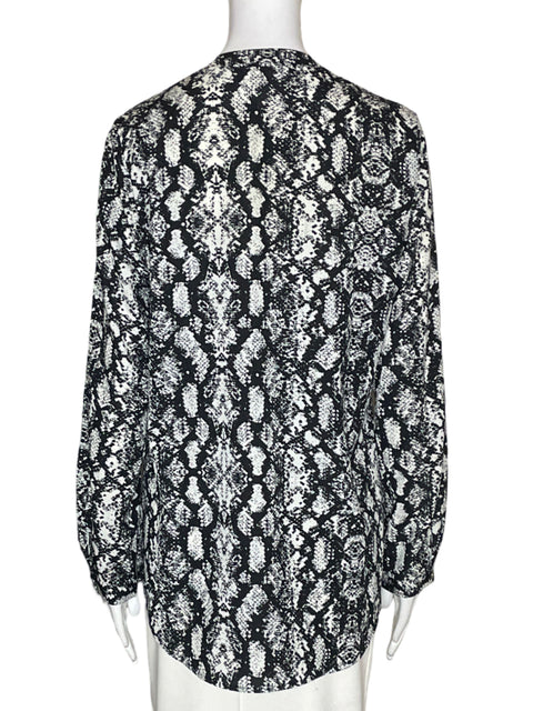 Blusa Calvin Klein Estampado Manga larga Negro - Talla S
