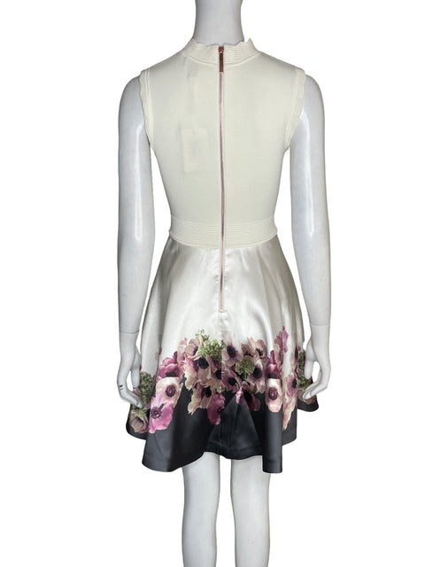 Vestido Ted Baker de Viscosa Estampado neopolitan Blanco - Talla 0
