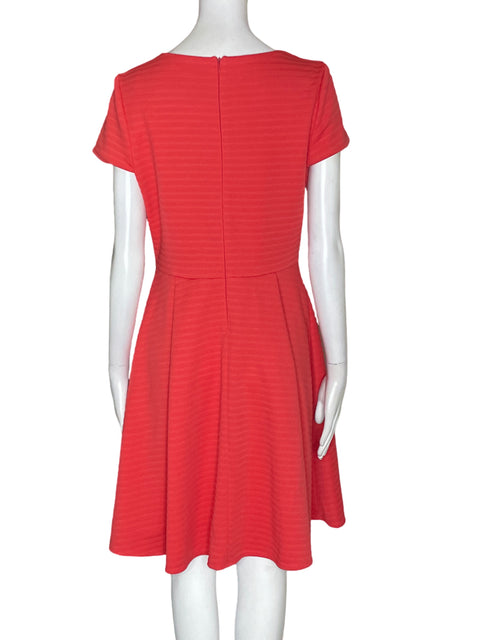 Vestido Gabby Style Plisado Manga corta Naranja - Talla 8