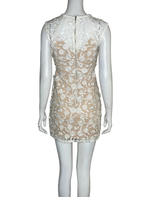 Vestido Helen Owen Encaje Floral Beige - Talla XS