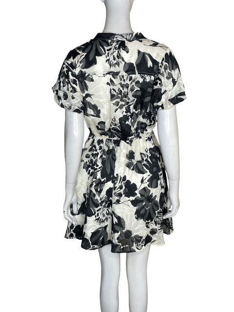 Vestido Ina Midi Cuello v Blanco - Talla S