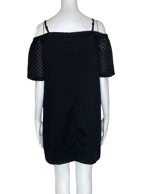 Vestido Calvin Klein Tiras Midi Negro - Talla M