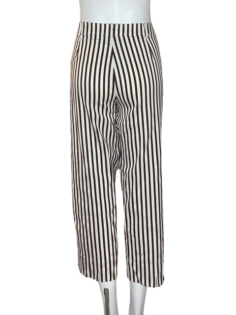 Pantalón Carlisle Rayas Recto Negro - Talla 12