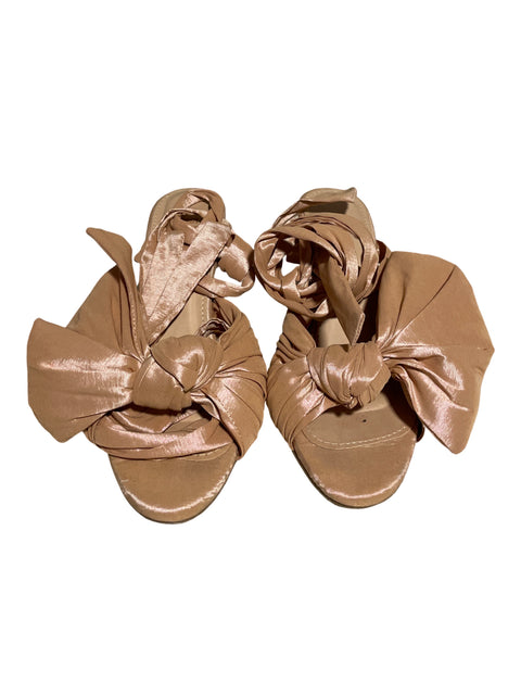 Zapato Jessi Caballero Romana Tacón medio Beige - Talla 35